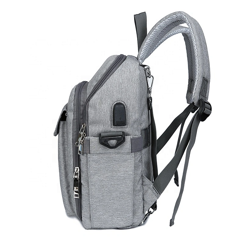 Fashion Mummy Maternity Bag Multi-function Diaper Bag Backpack Nappy Baby Bag with Stroller Straps for Baby Care