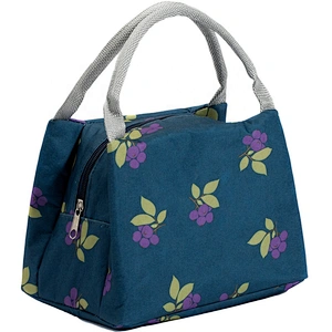 Custom Printed Portable Large Insulated Tote Bag Thermal Lunch Cooler Bag  packing non woven insulated lunch thermal cooler bag