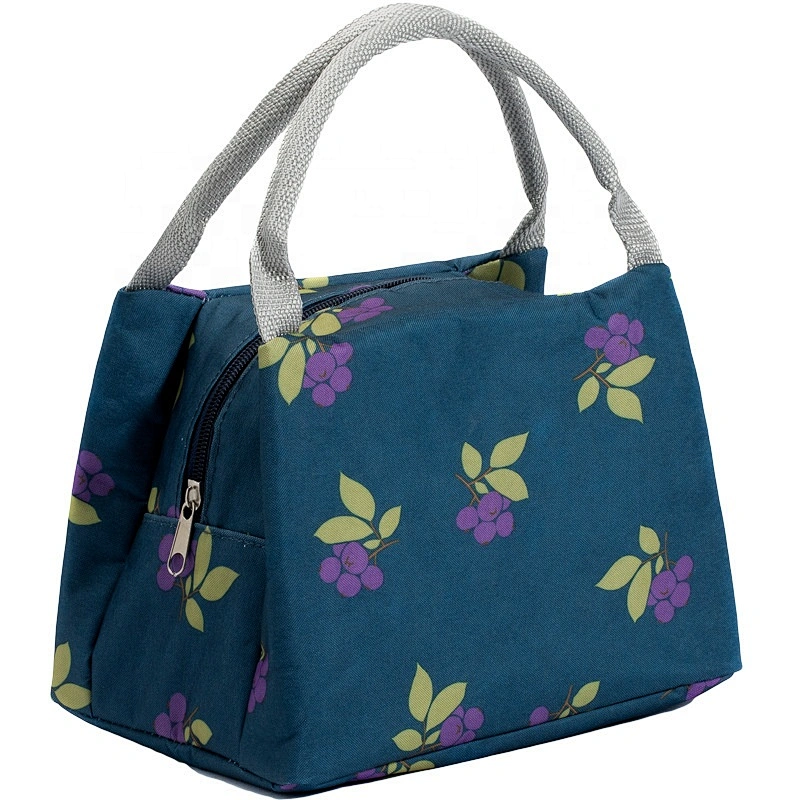 Custom Printed Portable Large Insulated Tote Bag Thermal Lunch Cooler Bag  packing non woven insulated lunch thermal cooler bag