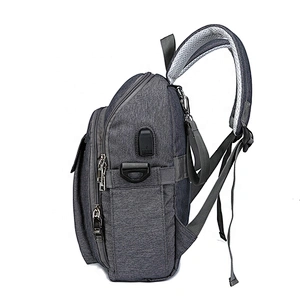 Fashion Mummy Maternity Bag Multi-function Diaper Bag Backpack Nappy Baby Bag with Stroller Straps for Baby Care