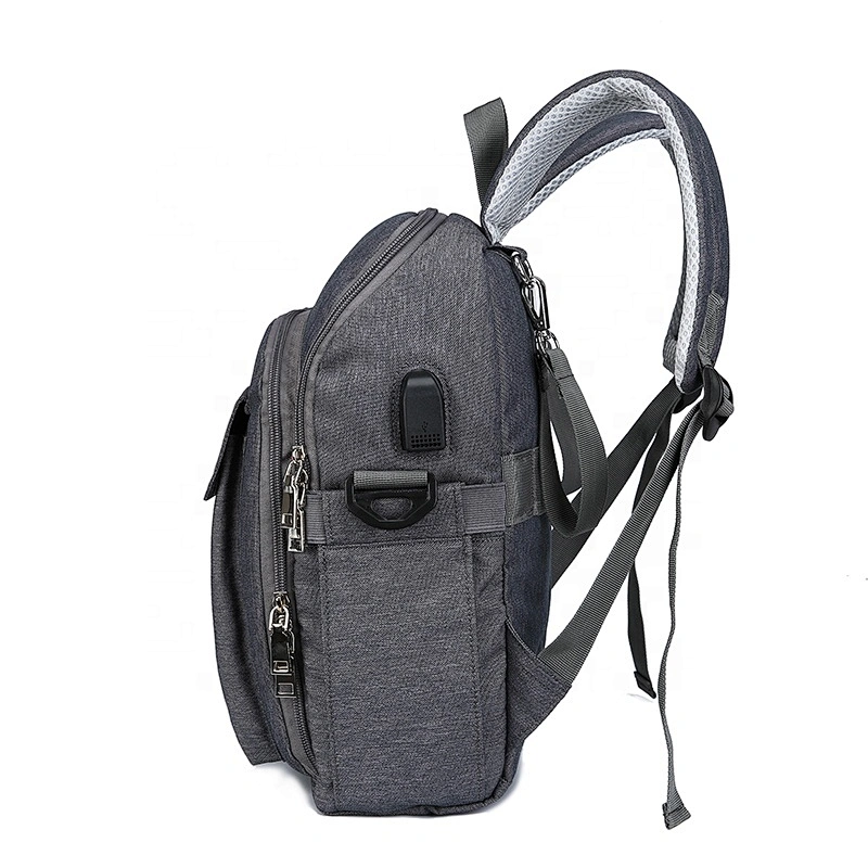 Fashion Mummy Maternity Bag Multi-function Diaper Bag Backpack Nappy Baby Bag with Stroller Straps for Baby Care