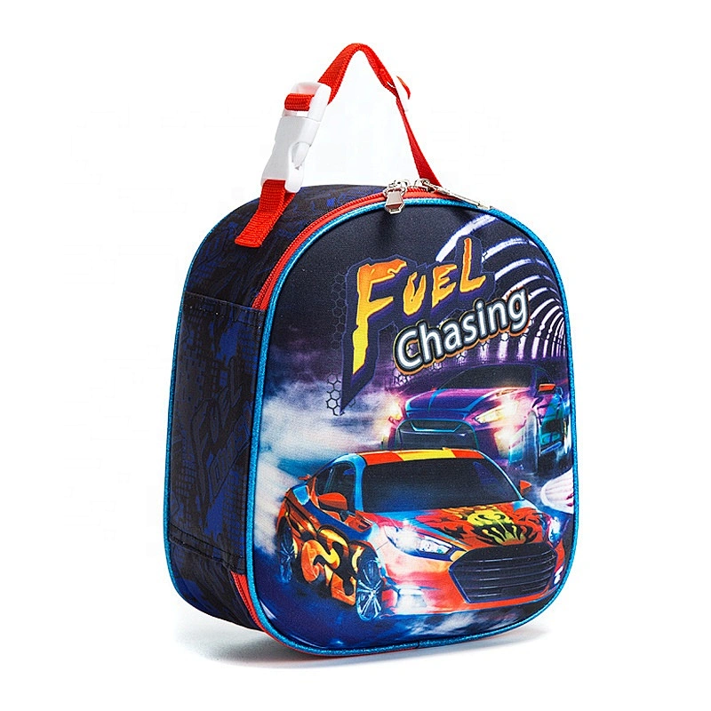 Cartoon football soccer Food Safe Fashion Kids Thermal Food Cooler Bag Fitness BPA free Children Lunch Box Bag for Girls