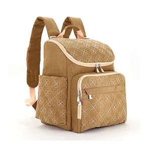 Multi purpose waterproof with USB charging chord backpack baby diaper bag  for mothers sac a langer