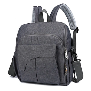 Fashion Mummy Maternity Bag Multi-function Diaper Bag Backpack Nappy Baby Bag with Stroller Straps for Baby Care
