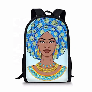 2020 Hot-selling School Backpack Kids School Bag African American Black Art Girls Schoolbag Mochila School Bags