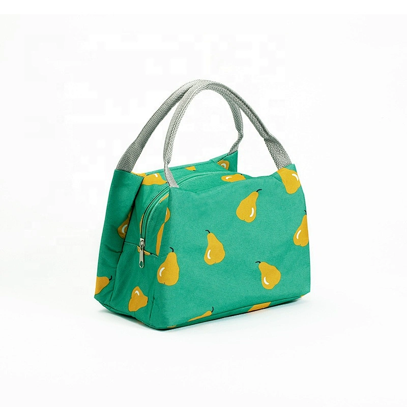 Waterproof Geometric Classic Customized and Cute for Female Thermal Insulated Lunch Bag Cooler Handbag  bags