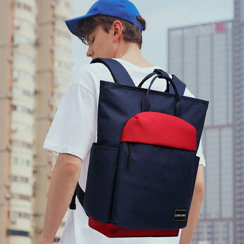 Customization Men and women backpack canvas fashion student school bag 14 inch computer bag backpack travel backpack