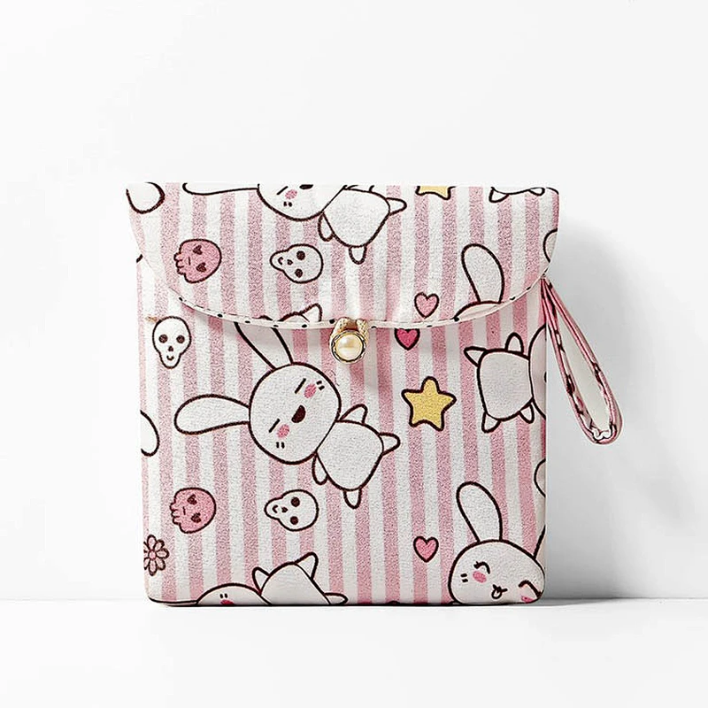 Portable Face Masking Case Dustproof Storage Cute storage Bag Masking to receive students