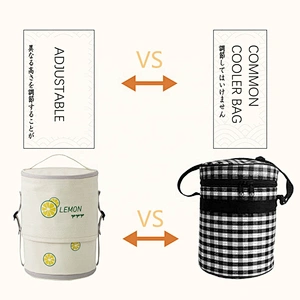 New Japan style customization retractable portable insulation lunch bag outdoor picnic bag insulated box cooler bag