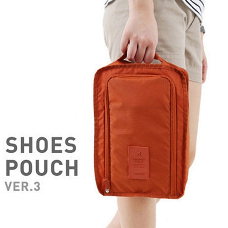 Wholesale waterproof  zipper shoe women bags storage travel sport organizer shoe set bag polyesterItalian Travel Shoes bag