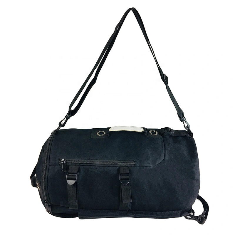 Polyester Multifunctional Gym duffle Weekender travel sport bag Laptop backpack with Messenger Belt