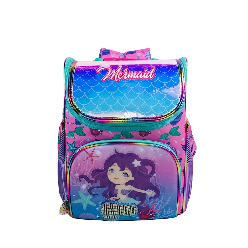 2020 New design  Holographic shinny fashion satchel bag school backpack bag for girl
