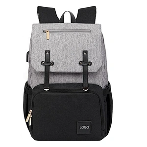 Multi purpose waterproof mother care baby leather diaper bag mochila bebe baby bags set baby diaper bag with USB charging chord