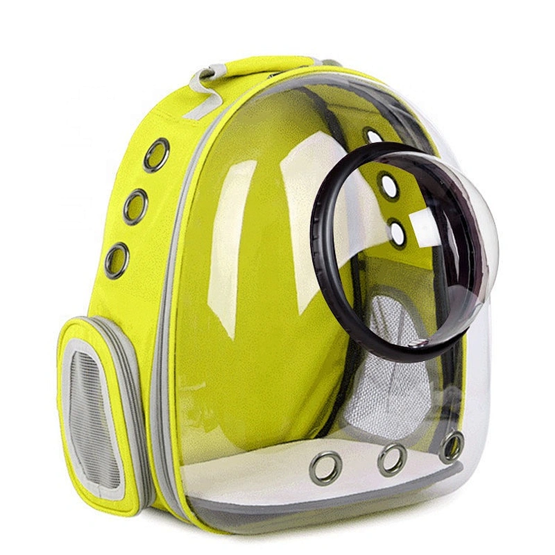 Fashion Breathable  Transparent Durable Airline Pet Carrier Cat Carrier Backpack Two Side Ventilation Holes Bag Pet Carrier