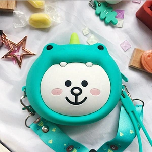 Fashion Trendy kids crossbody bag small cute Silicone crossbody nice shoulder waist bags girls