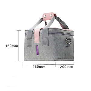 Sterilizing bag LED Multi-Function disinfection portable case USB travel milk bottle underwear cloth quick sterilize diaper bags
