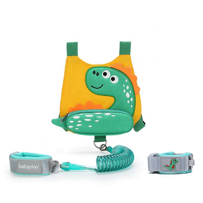 Cute Toddler Girls Boys Dinosaur Backpacks Children School bags with Safety Leash Kid Child Anti-Lost Bags for 2-5 Years
