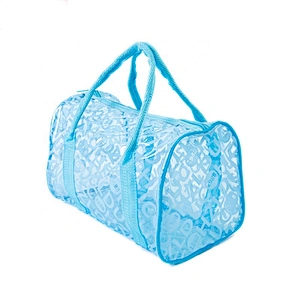 Outdoor Travel Sports Strong Water Resistant holographic Transparent Personalized Duffle Bag PVC