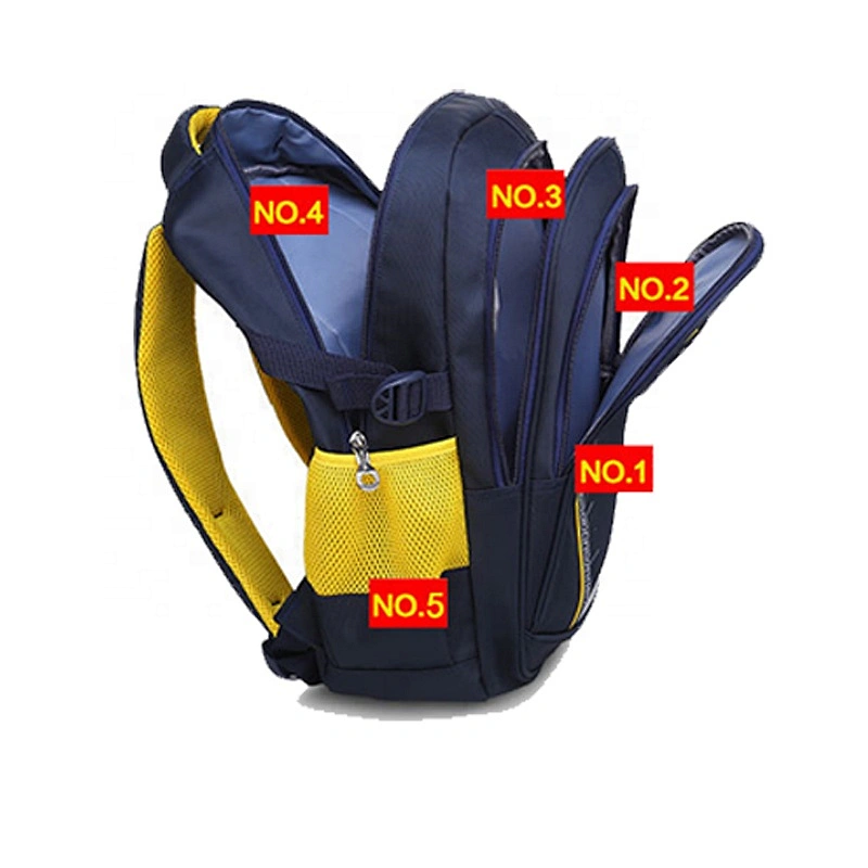 2020 trendy 4 compartments unisex elementary school students and high school backpack