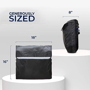 High quality Travel Messenger Backpack Portable Waterproof Nylon Wheelchair Backpack for Handicap and Elderly