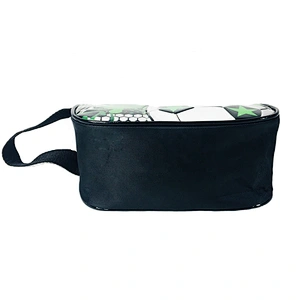 Soccer pvc emboss smiggle pen bag custom printed Fashion large capacity pencil bag School pencil case for boys and girls