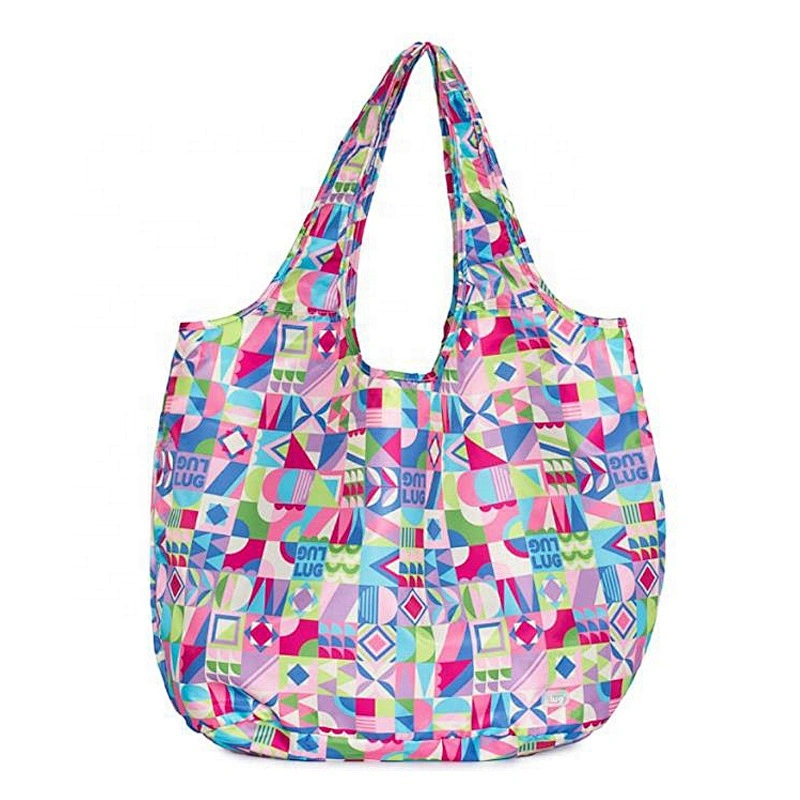 China factory Fashion Foldable Reusable Ripstop Nylon Polyester Shopping Bag