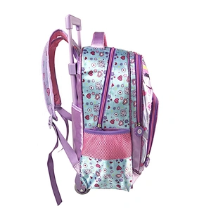 202020 new design trolley bags Backpack Rolling bag children school bag for kids girls travel  waterproof smart With Wheels
