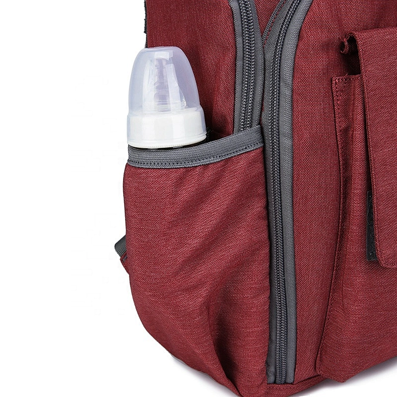 Fashion Mummy Maternity Bag Multi-function Diaper Bag Backpack Nappy Baby Bag with Stroller Straps for Baby Care