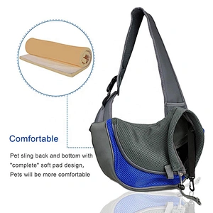 Sling Adjustable Pet Carrier Dog Safety Car Pet Dog Carrier Breathable Mesh Travel Safe Sling Pet Bag Carrier for Dogs Cats