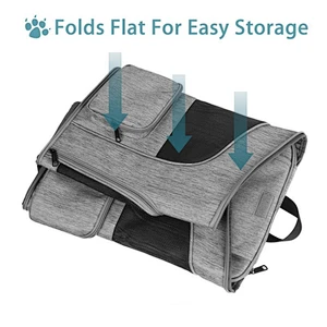 Dog Backpack Pet Carrier Bag with Mesh for Small Dogs Cats Airline Approved for Hiking Travel Puppies Cat Backpack Bag