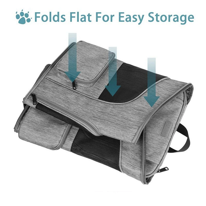 Dog Backpack Pet Carrier Bag with Mesh for Small Dogs Cats Airline Approved for Hiking Travel Puppies Cat Backpack Bag
