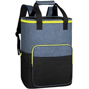 Large Leak-proof Soft Cooler Can Wine Beer Food Carry Delivery Picnic Thermal Lunch Bag Bottle Opener Insulated Backpack Cooler