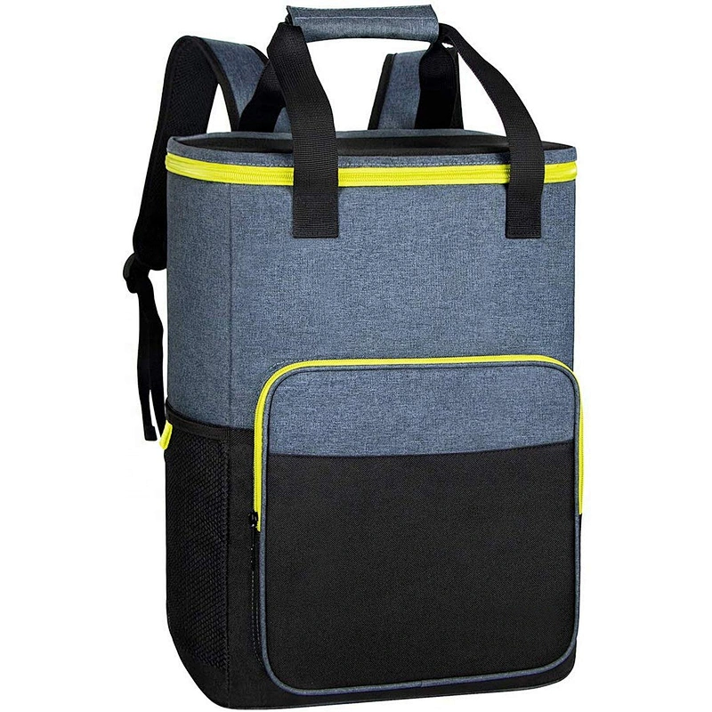 Large Leak-proof Soft Cooler Can Wine Beer Food Carry Delivery Picnic Thermal Lunch Bag Bottle Opener Insulated Backpack Cooler