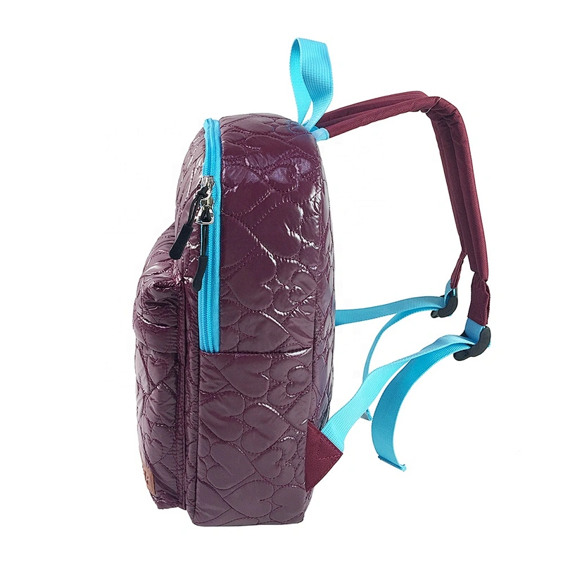 Wholesale quilted backpack waterproof kids school bags school book bag for girl
