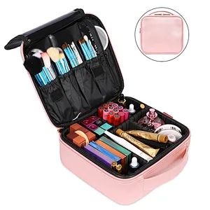 Custom Waterproof Pu Marble Travel Makeup Bag Private Label White Cosmetic Cases Printed Organization Toiletry Bags With Handle