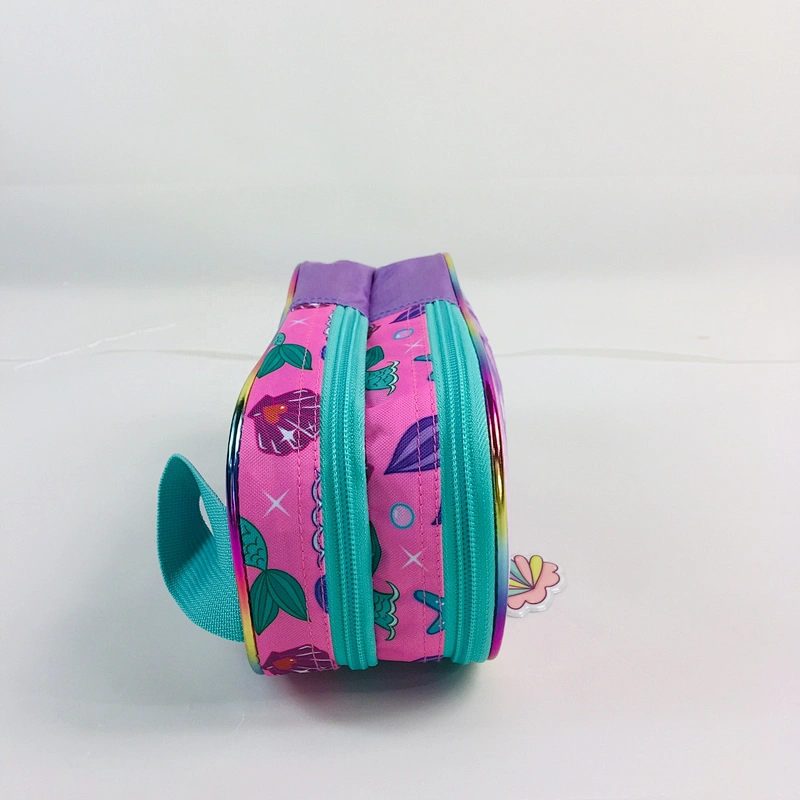 Novelty Mermaid Office supply custom Holographic Pencil case bag School Pencil case for girl