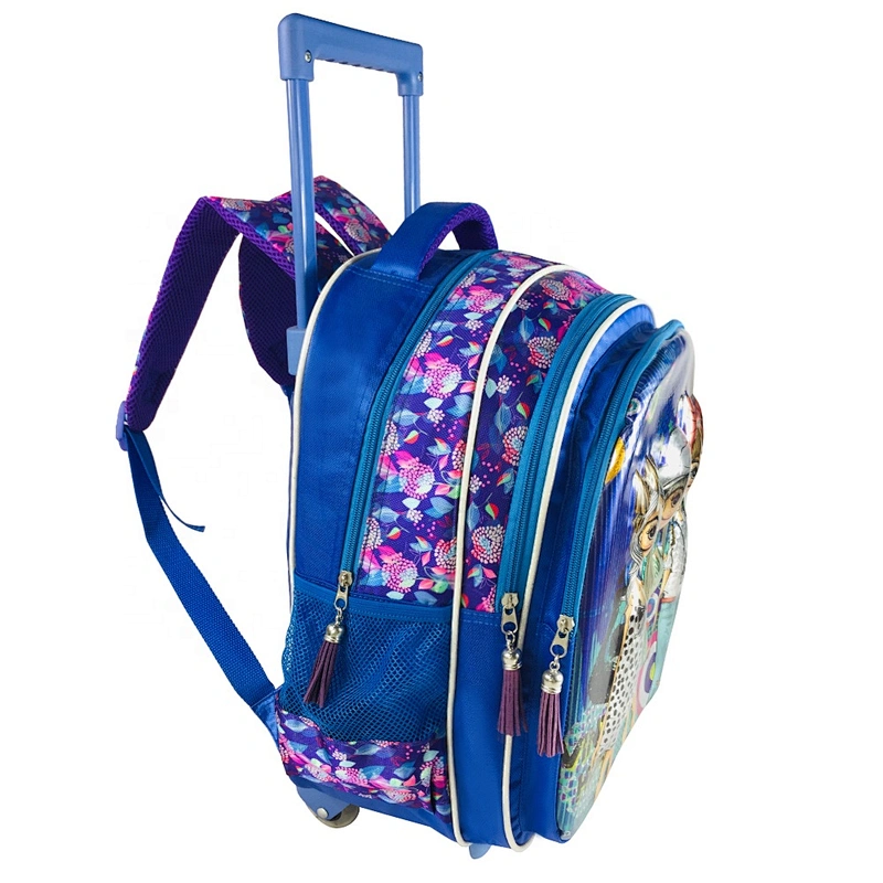Cartoon EVA Kids Girl Outdoor Smart Travel bags Luggage Trolley bags With Wheels