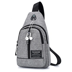 High quality Man chest bag Student canvas casual version shoulder bag Oxford fabric travel cross-body bag