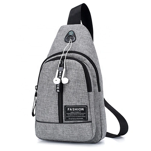 High quality Man chest bag Student canvas casual version shoulder bag Oxford fabric travel cross-body bag