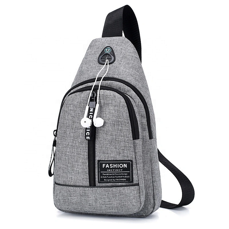 High quality Man chest bag Student canvas casual version shoulder bag Oxford fabric travel cross-body bag