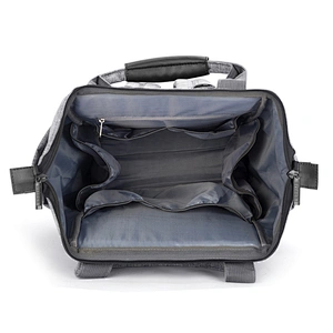 Fashion Mummy Maternity Bag Multi-function Diaper Bag Backpack Nappy Baby Bag with Stroller Straps for Baby Care