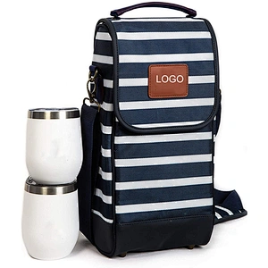Christmas Thanksgiving gift wine bag insulated insulation thermal lunch bags soft cooler picnic bags for women sac isotherme