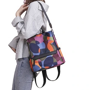 2020 hot style ladies backpack  new fashion color Oxford anti-theft travel bag outdoor shopping backpack