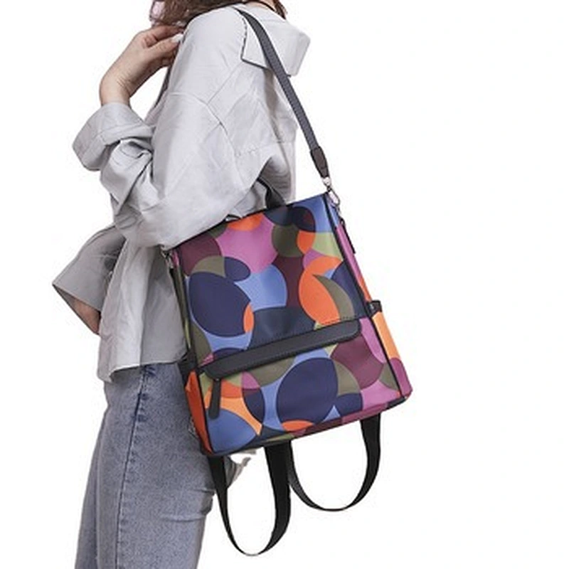2020 hot style ladies backpack  new fashion color Oxford anti-theft travel bag outdoor shopping backpack