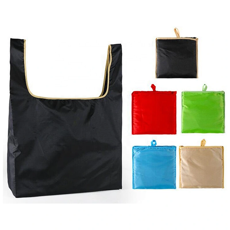 Custom Logo  Eco Friendly Big Supermarket Folding Shopping Bag Reusable Grocery Tote Bags