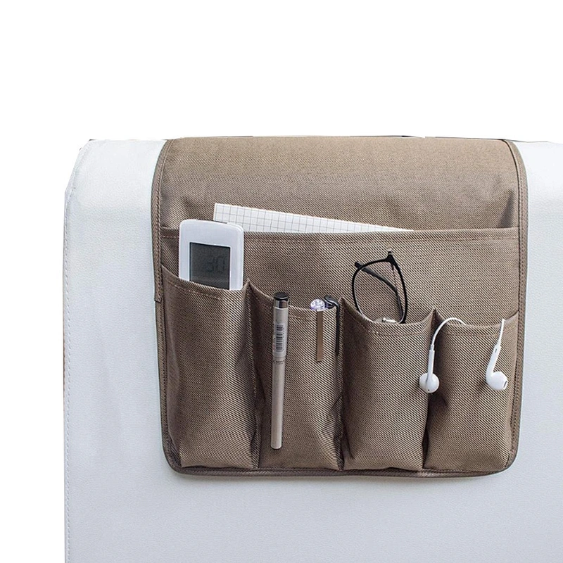 2020 electric wires felt multifunction Multi pockets sofa storage bag organizer container hanging bag storage bedside organizer