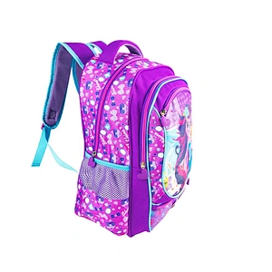 high quality student backpack golden backpack kids children school bags for children girls kids with fantasy fabric