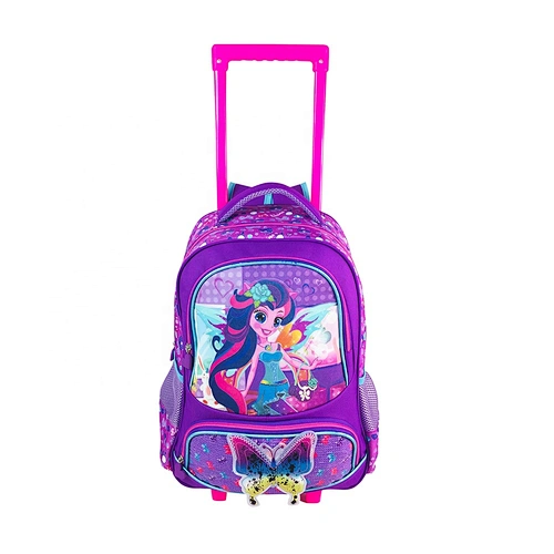 2020 new design school bags luggage school  Backpack Kids Rolling trolley bags for  travel  waterproof smart With Wheels