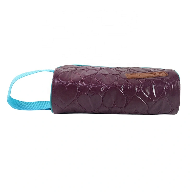 New material  quilted  Pencil Case School Supplier Cute Pencil Bag Student CustomizedPencil Case