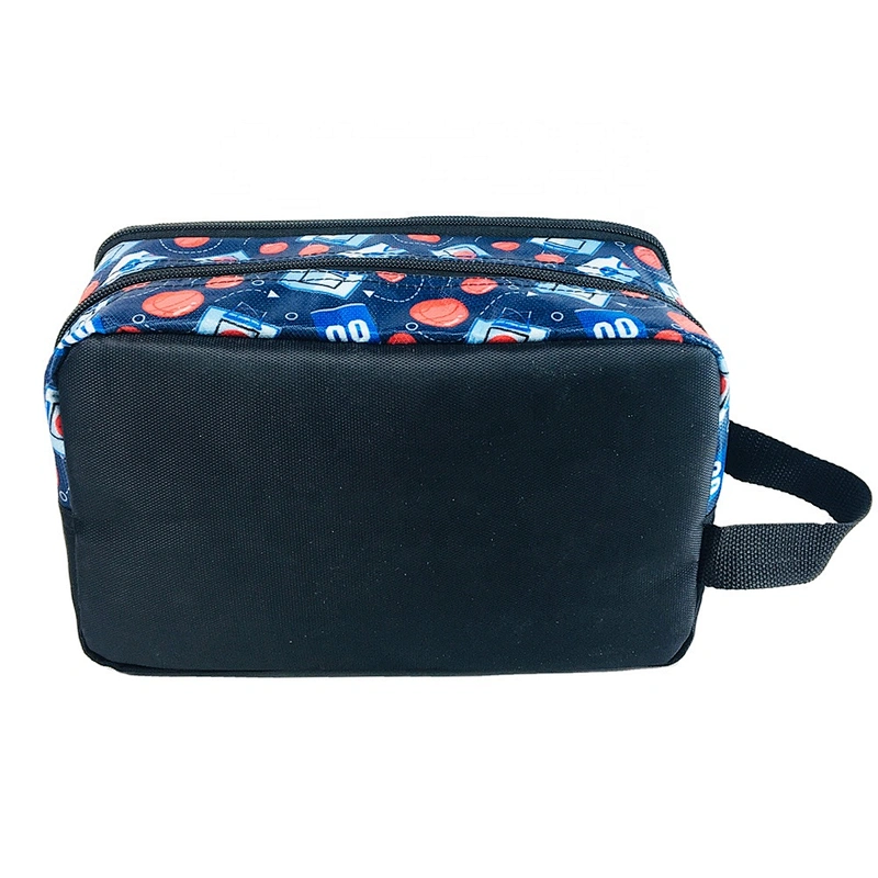 High quality Custom Logo Polyester Sports Shoe Bag Basketball Soccer printing Golf Shoe Bag Travel for school kids